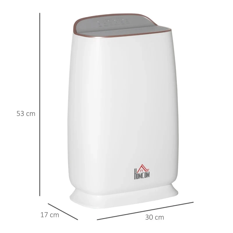 HOMCOM Air Purifiers - White 3 HOMCOM Air Purifiers - White - Image 3