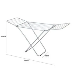 Lewis's Winged Airer Slip Resistant Feet 18M -Tower Store cache 7491964