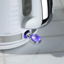 Daewoo Hive 1.7L 3KW Textured Jug Kettle - White -Tower Store daewoo hive cordless jug kettle white 1 7 litre 5024996911800 03c MP