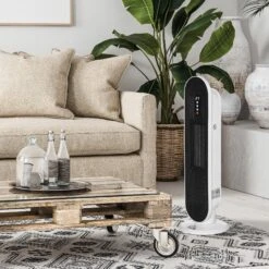 Ceramic Space Heater Indoor Tower Heater With 45 Degree Oscillation Remote Control 24H Timer Tip-Over & Overheating Protection 1200W/2000W PTC Portable Oscillating -Tower Store fdd5f697dfb8a7bbfb770ca03e50c35b 64e23d79 6f6b 47af a23e 7d23aa68550b