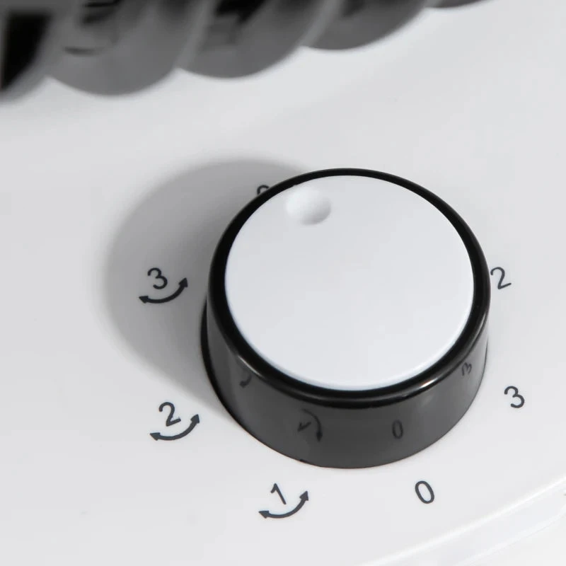 HOMCOM Electric Table Desk Fan 28cm - White 9 HOMCOM Electric Table Desk Fan 28cm - White - Image 9