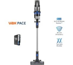 Vax Cordless Vacuum Cleaner Onepwr Pace - Blue & Graphite 11 Vax Cordless Vacuum Cleaner Onepwr Pace - Blue & Graphite -Tower Store l 10236192 008