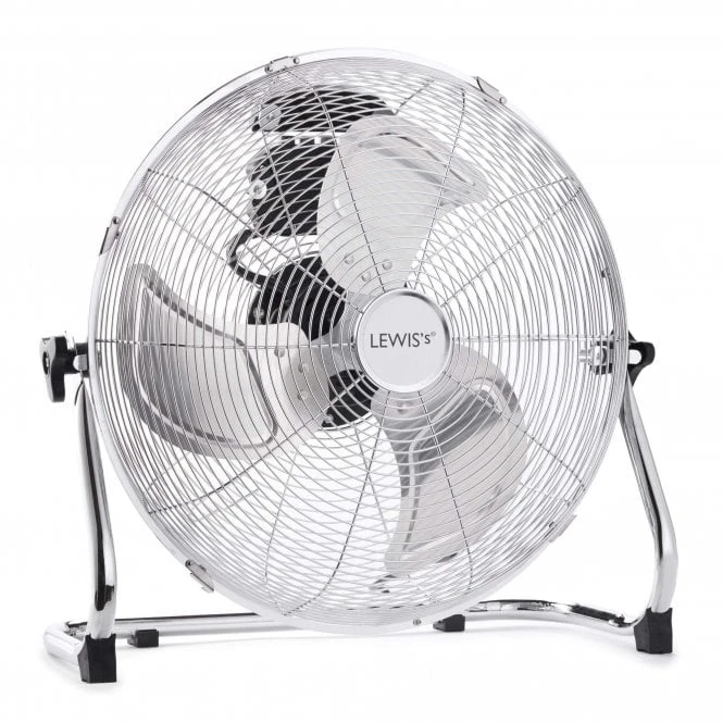 Lewis's 16 Inch Floor Fan Stainless Steel 1 Lewis's 16 Inch Floor Fan Stainless Steel