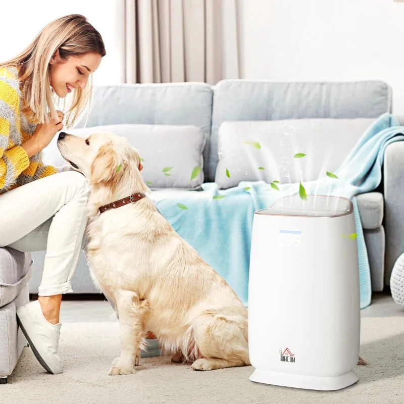 HOMCOM Air Purifiers - White 2 HOMCOM Air Purifiers - White - Image 2
