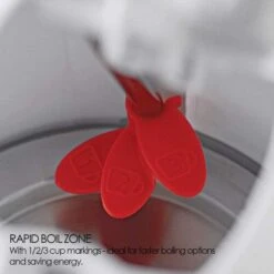 Russell Hobbs Textures Kettle - White -Tower Store russell hobbs 21270 textures plastic kettle 17 litre 3000 w whiteenergy class a 60834066 1