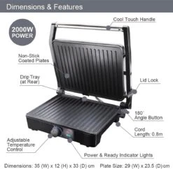 Quest 180 Degree Duo Health Grill -Tower Store s l1600 60bbe82f 3ea9 4464 8111 72342d4aa4e6