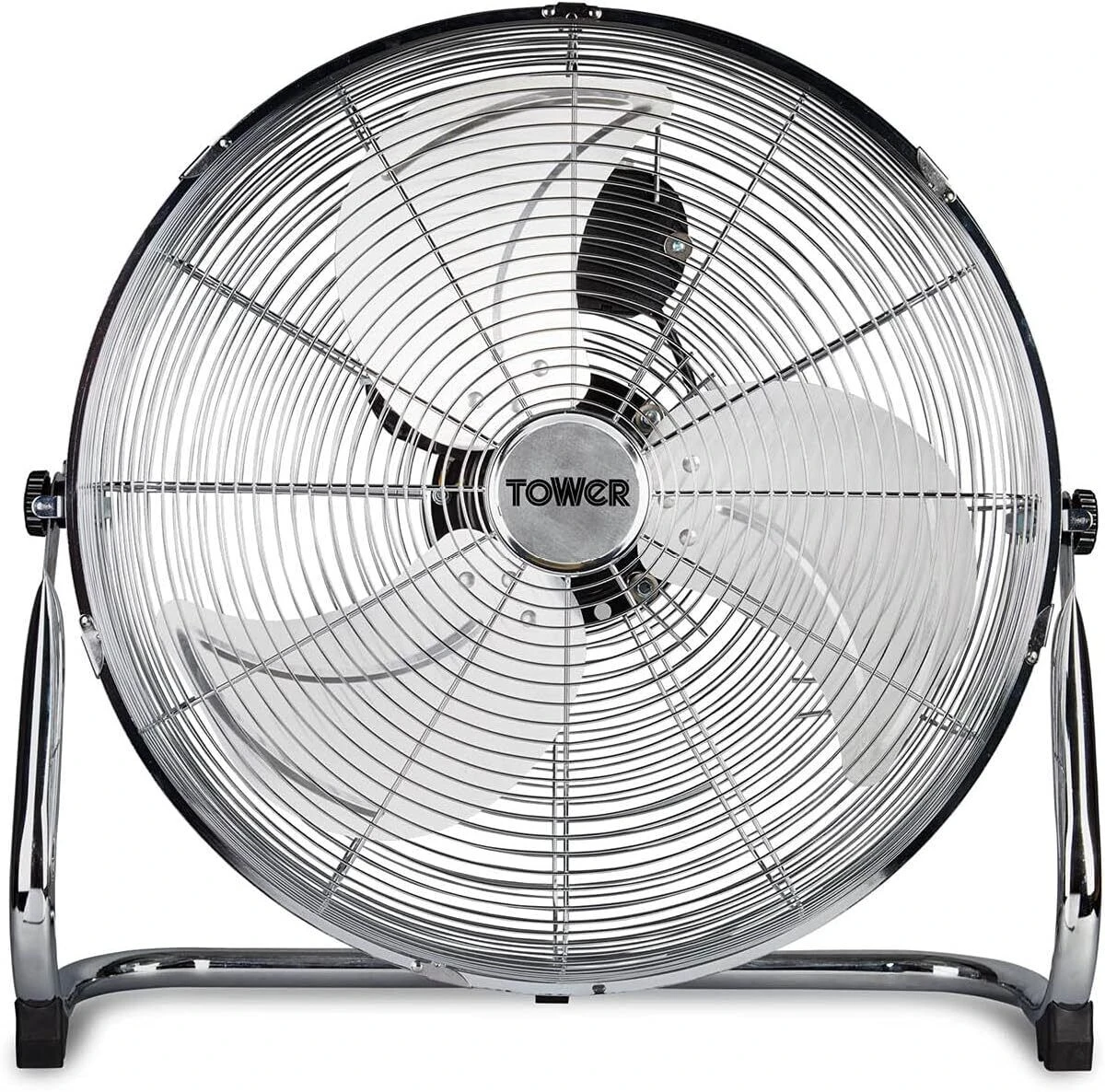 Tower Velocity Floor Fan 18" - Chrome 1 Tower Velocity Floor Fan 18" - Chrome