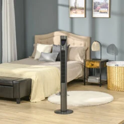 HOMCOM 46" Tower Fan Cooling With Ionizer, Air Filter, Oscillating, 3 Speed, 12h Timer, Remote Controller, For Any Room, Grey -Tower Store tRQ6ff17f68a081fa jpg