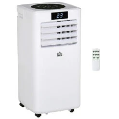 HOMCOM Air Conditioner Unit - White -Tower Store yfa98a17f8b475560 jpg